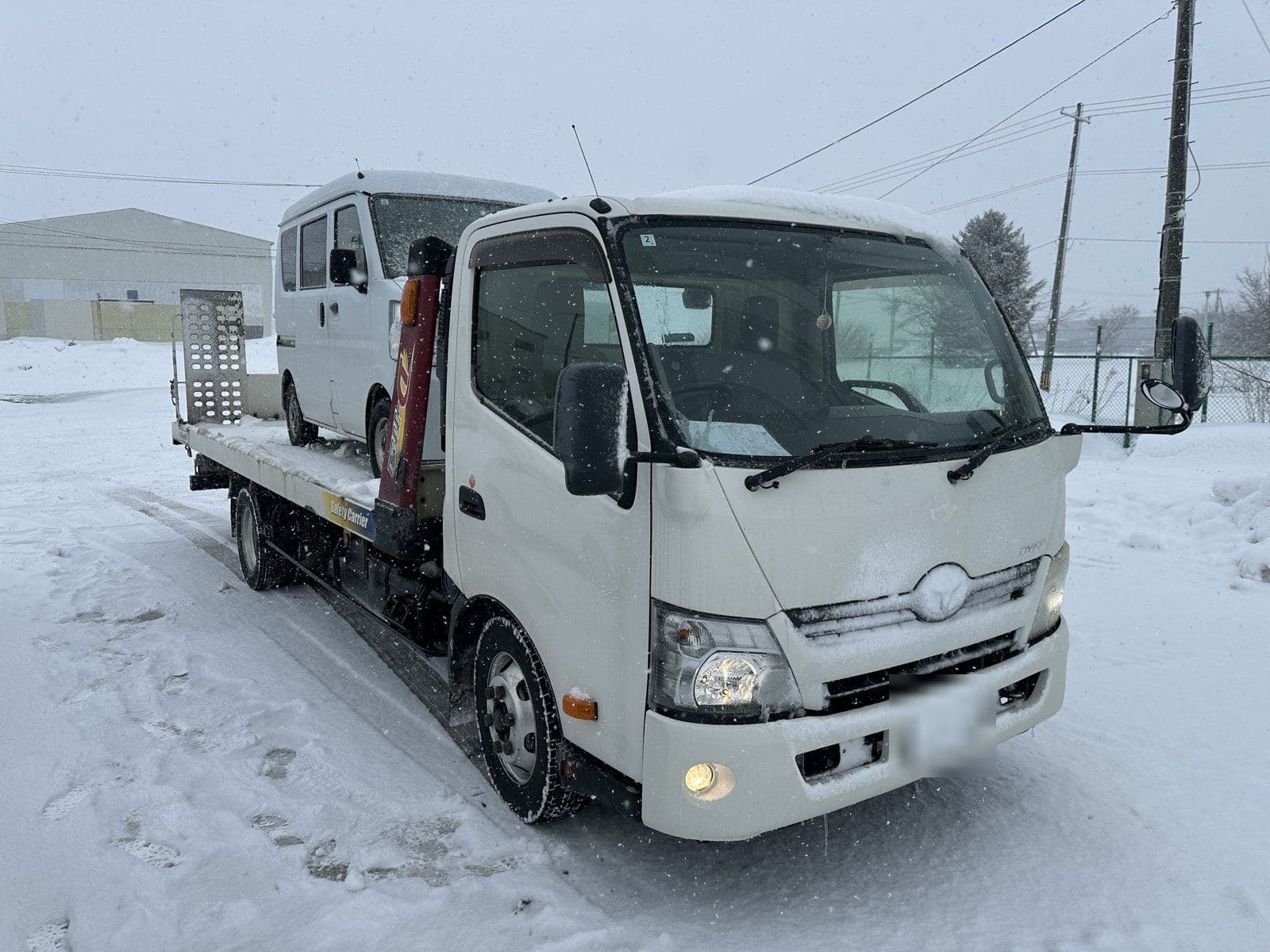 雪の日の買取車の引き取り