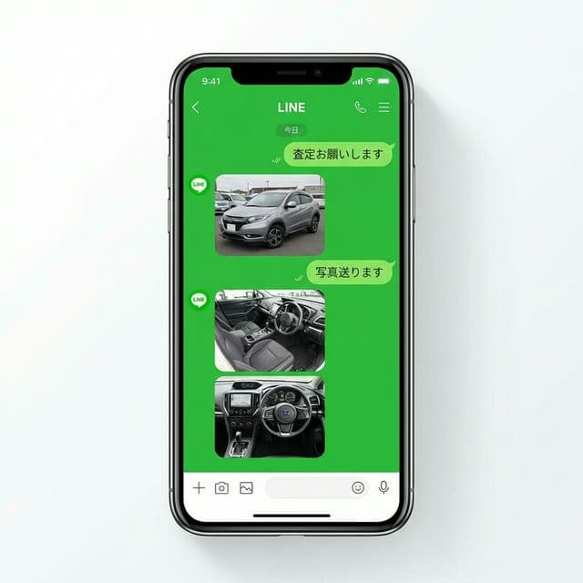 LINEで簡単に査定依頼